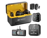 MOZOS MX3-DUAL mikrofony bezprzewodowe 2.4GHZ BT 5.3 - 1363952 - zdjęcie 2